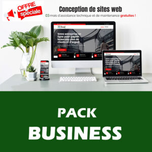 Pack BUsiness de création de site web de JovialWeb