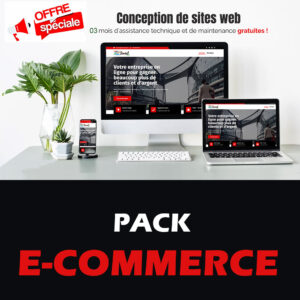 Pack Ecommerce de création de site web de JovialWeb